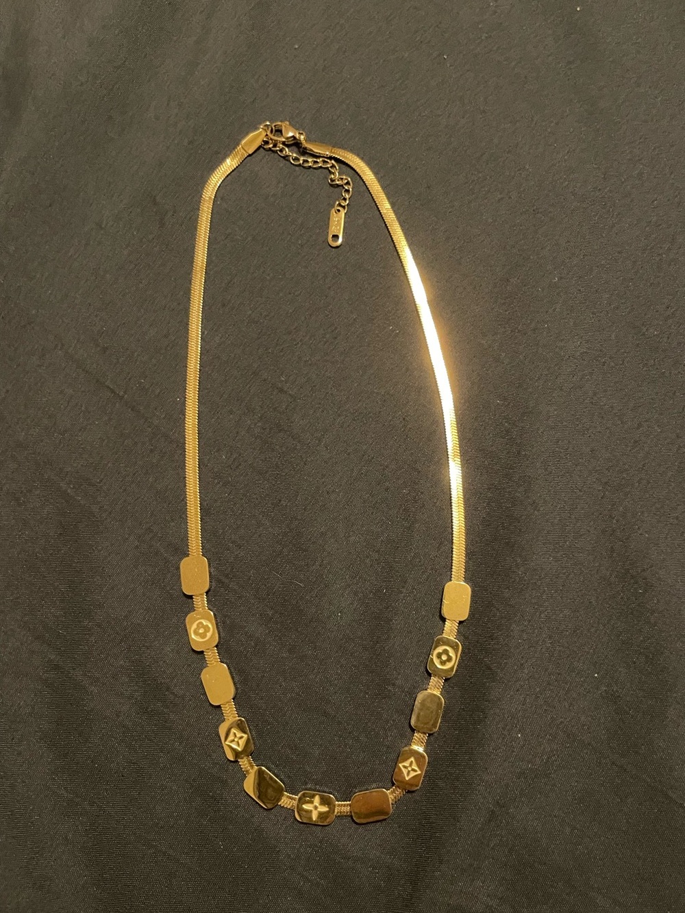 New - 18k gold plated, stainless steel necklace - inspired